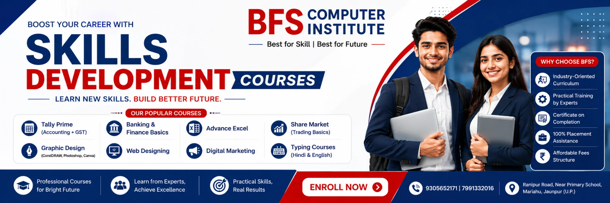 BFS Skills Development Courses banner