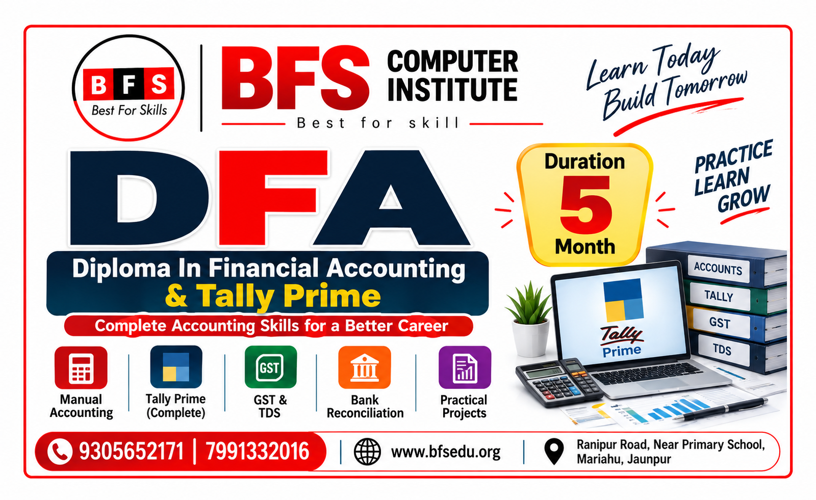 Diploma in Financial Accounting & Tally Prime (DFA)