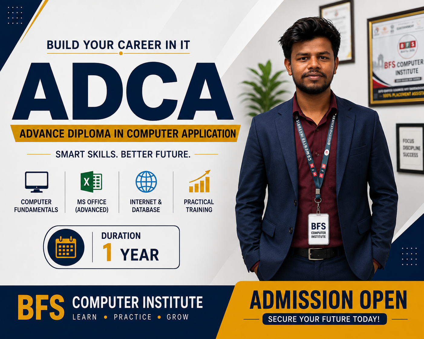 Advance Diploma in Computer Applications (ADCA)